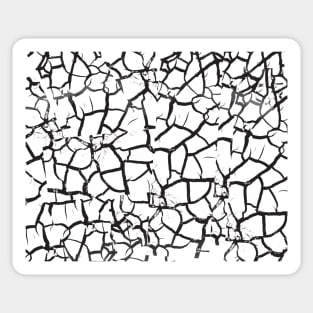 Yarra Mud Flats texture Art Sticker